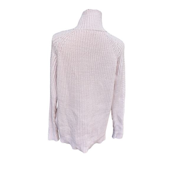 Lululemon Athletic Bring The Cozy Turtleneck Cable Knit Sweater Misty Pink - 10 - Picture 5 of 6